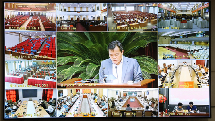 dong chi Nguyen Van Ha chu tri Hoi nghi quan triet, trien khai NQ 23 2